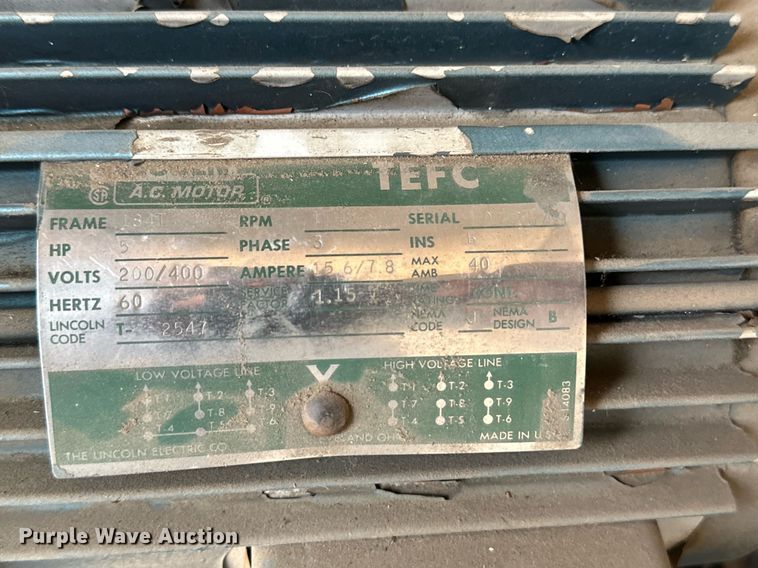 image for item NF9244 Manchester  air compressor