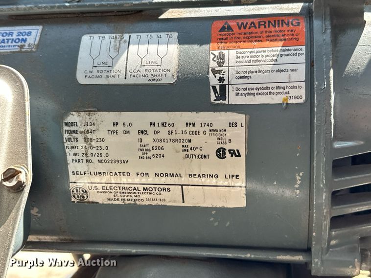 image for item NF9248 Campbell Hausfeld  air compressor