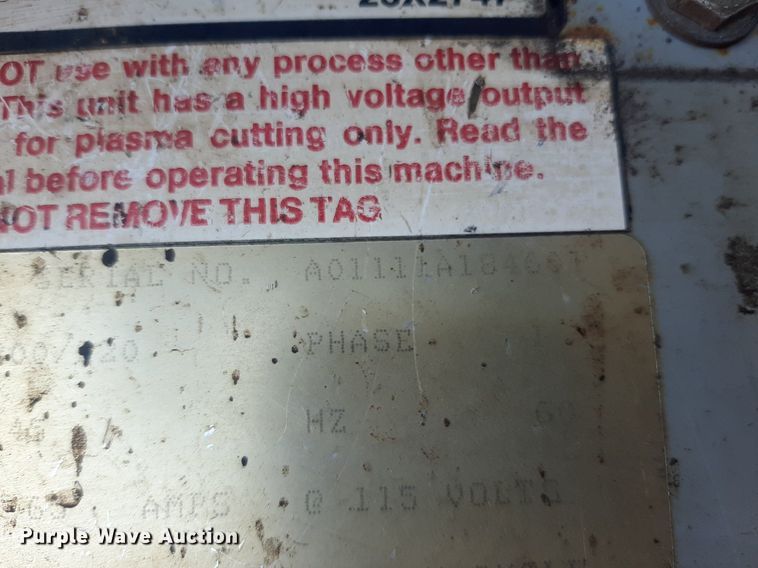 image for item NF9253 1991 Thermal Arc PAK 5XR  plasma cutter