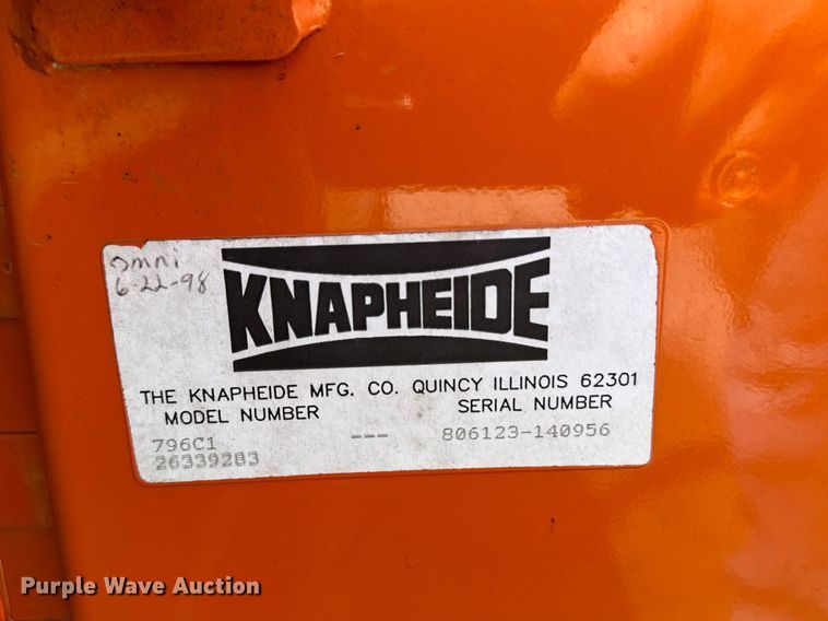 image for item NF9259 Knapheide  utility bed