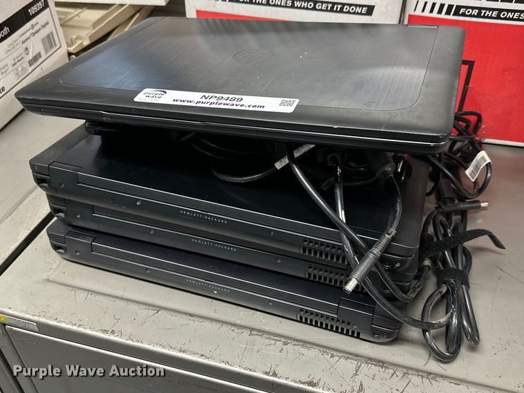 image for item NP9489 (4) HP Zbook laptops