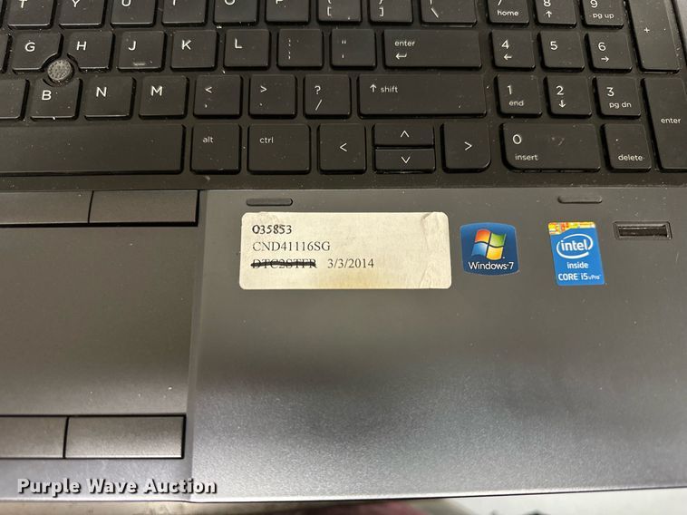 image for item NP9489 (4) HP Zbook laptops