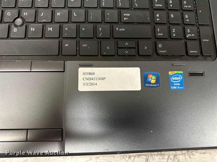 image for item NP9489 (4) HP Zbook laptops