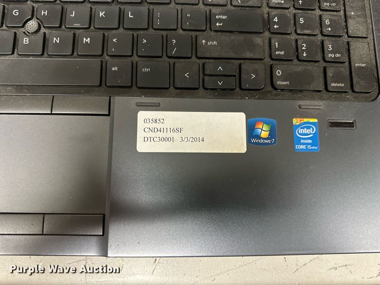 image for item NP9489 (4) HP Zbook laptops