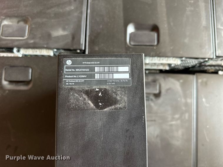 image for item NP9500 (20) HP Prodesk 600 G2 SFF CPUs