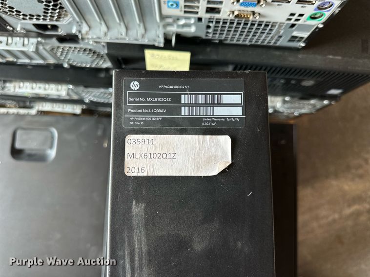 image for item NP9500 (20) HP Prodesk 600 G2 SFF CPUs