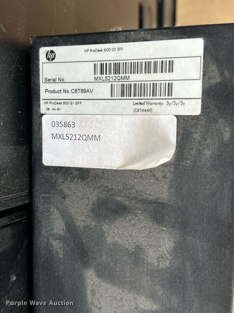 image for item NP9504 (25) HP Prodesk 600 G1 CPUs