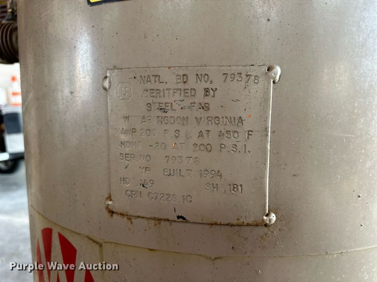 image for item NP9517 1994 Wayne  air compressor