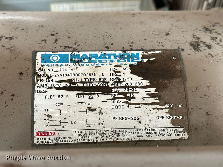 image for item NP9517 1994 Wayne  air compressor