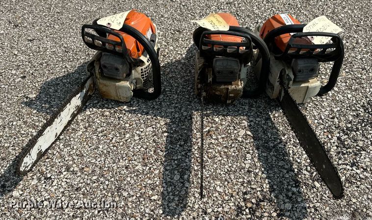 image for item NV9275 (3) Stihl MS291 chainsaws