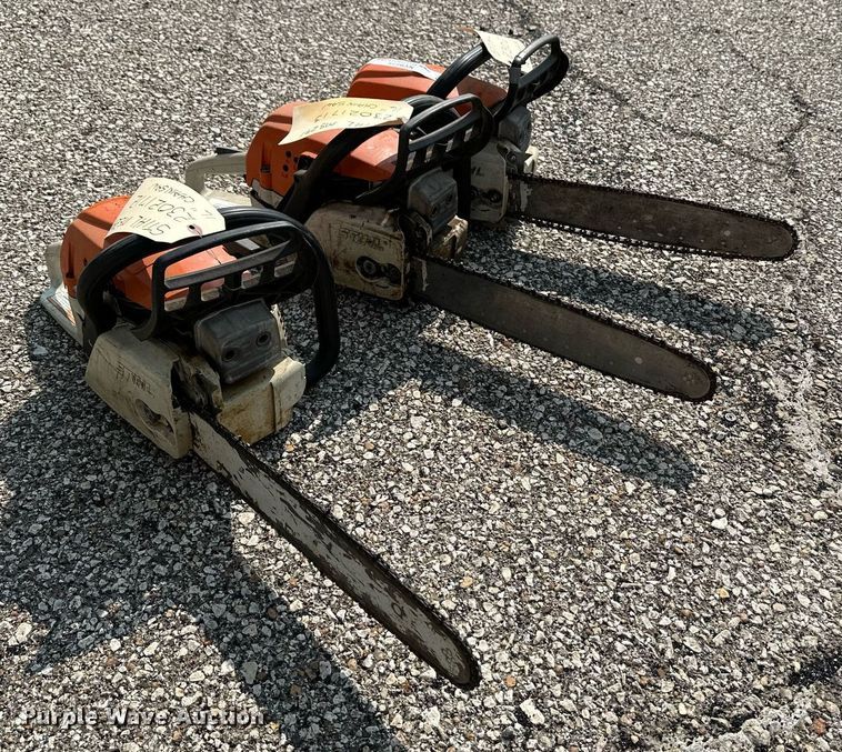 image for item NV9275 (3) Stihl MS291 chainsaws