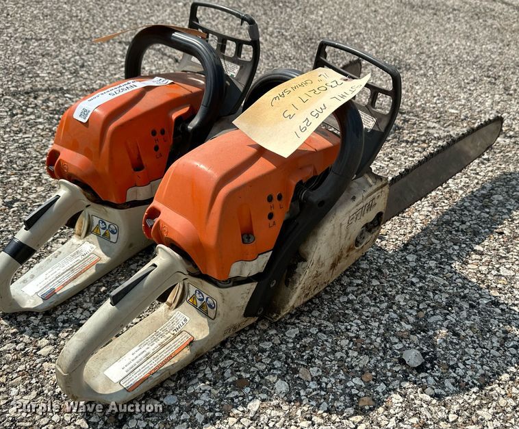 image for item NV9275 (3) Stihl MS291 chainsaws