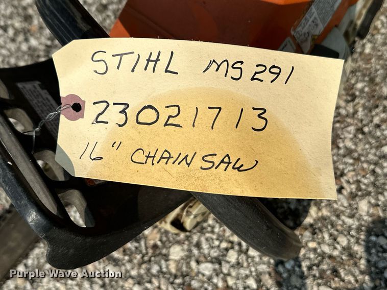 image for item NV9275 (3) Stihl MS291 chainsaws