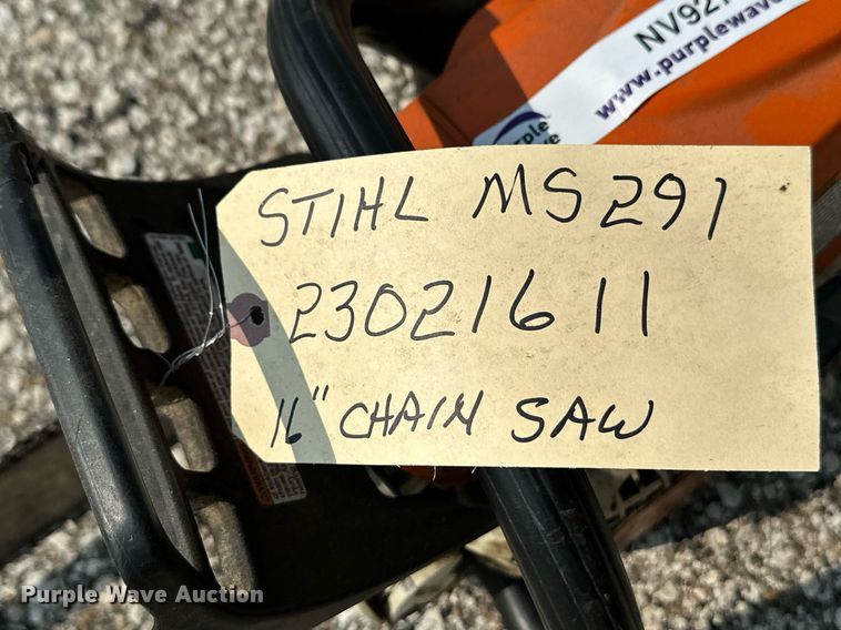 image for item NV9275 (3) Stihl MS291 chainsaws