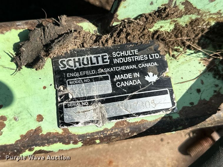 image for item OF9415 2003 Schulte XH1500  batwing rotary mower