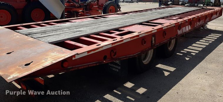 image for item OF9416 2004 Landoll 345C-35  tilt deck equipment trailer