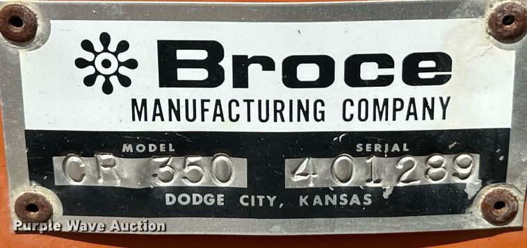 image for item OF9418 2001 Broce CR350  broom