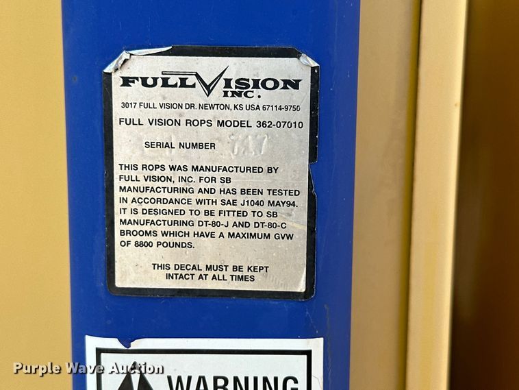 image for item OF9419 2007 Superior Broom DT80-C  broom