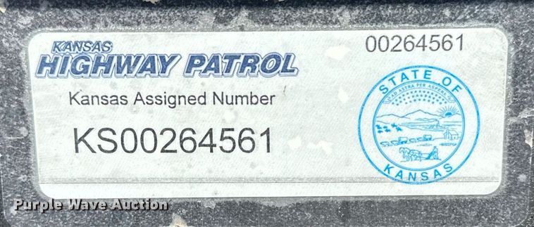 image for item OF9421 2015 Shop built  Equipment trailer