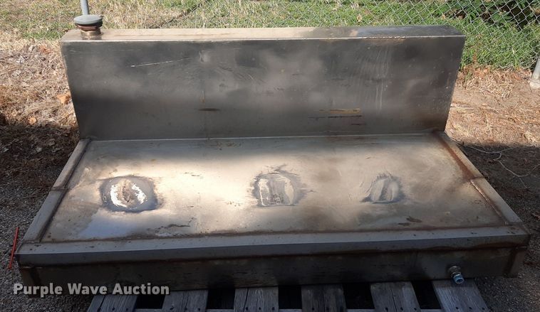 image for item OF9426 (2) shop built L-shaped stainless steel water tanks