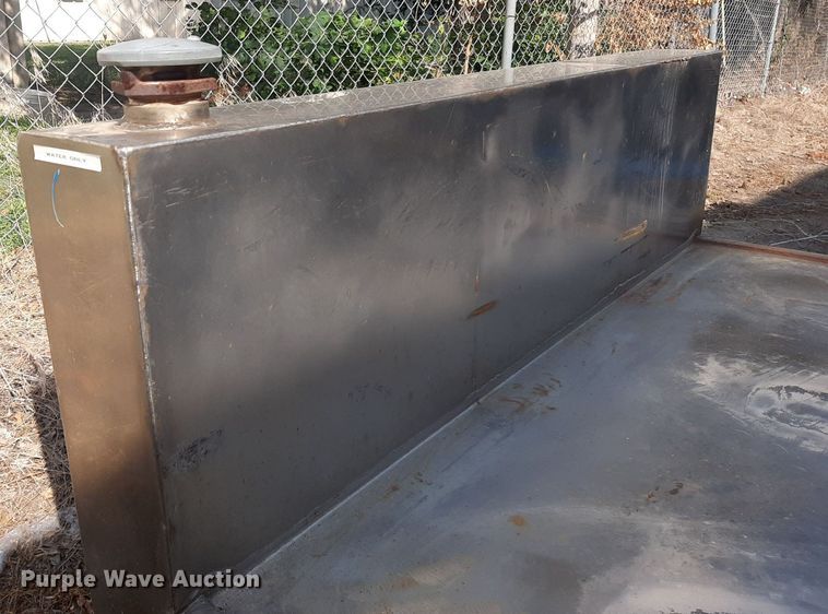 image for item OF9426 (2) shop built L-shaped stainless steel water tanks