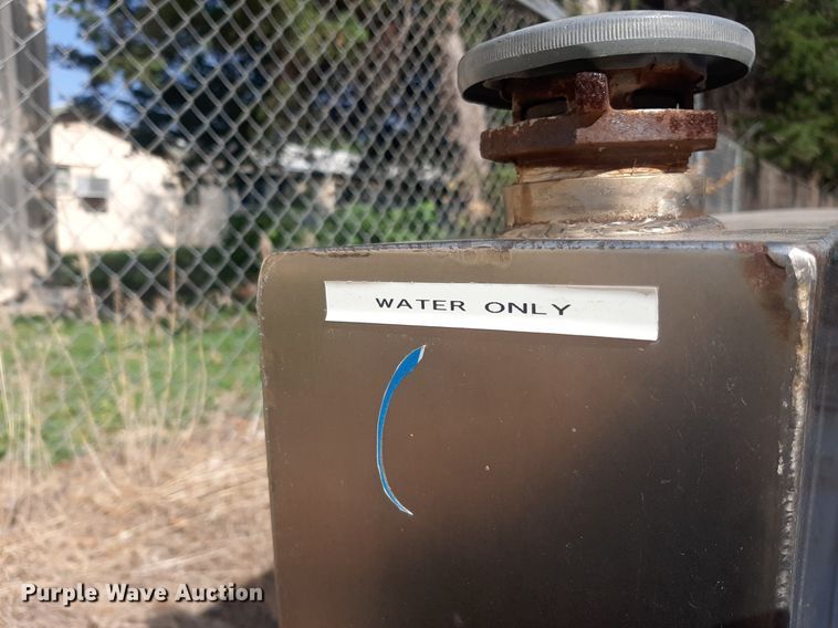 image for item OF9426 (2) shop built L-shaped stainless steel water tanks