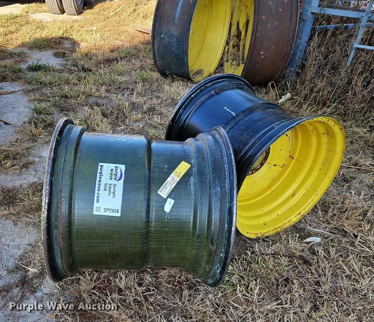 image for item DP2424 (2) John Deere S series combine wheels