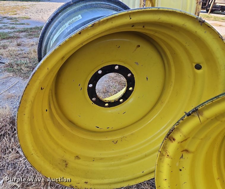 image for item DP2424 (2) John Deere S series combine wheels