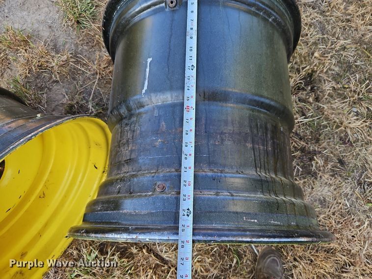 image for item DP2424 (2) John Deere S series combine wheels