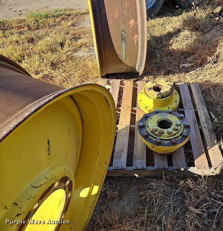 image for item DP2425 (2) John Deere 4440 wheels and hubs