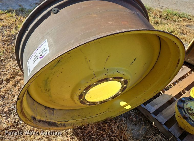 image for item DP2425 (2) John Deere 4440 wheels and hubs