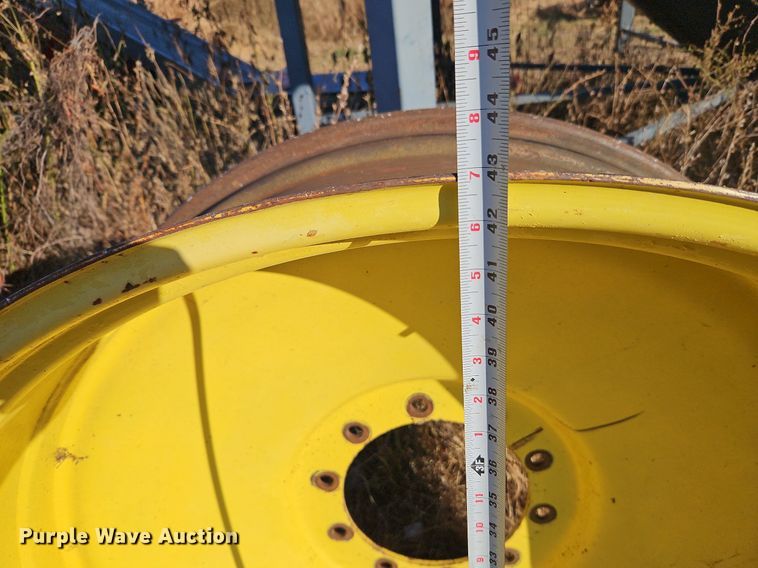 image for item DP2425 (2) John Deere 4440 wheels and hubs