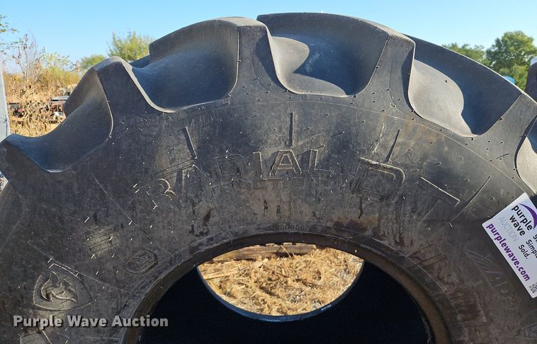 image for item DP2426 (2) Firestone Radial DT VF750/65R26 tires