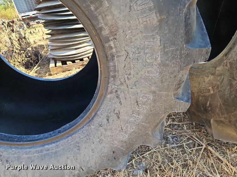 image for item DP2426 (2) Firestone Radial DT VF750/65R26 tires