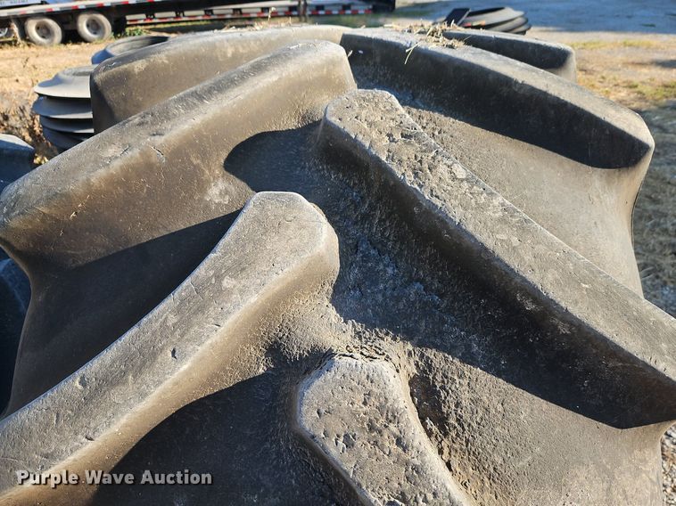 image for item DP2426 (2) Firestone Radial DT VF750/65R26 tires