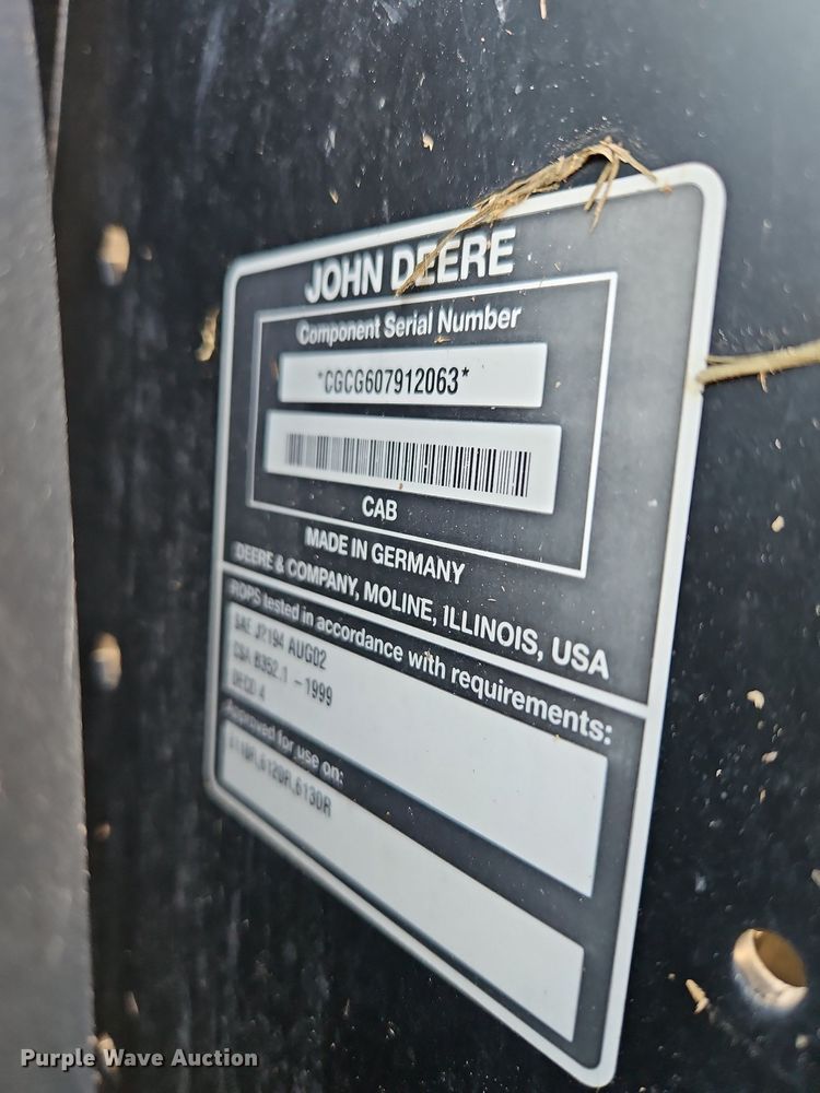 image for item DP2428 2017 John Deere 6130R  MFWD tractor