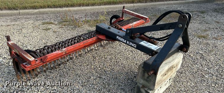 image for item DQ0942 Farm King  7' W landscape rake