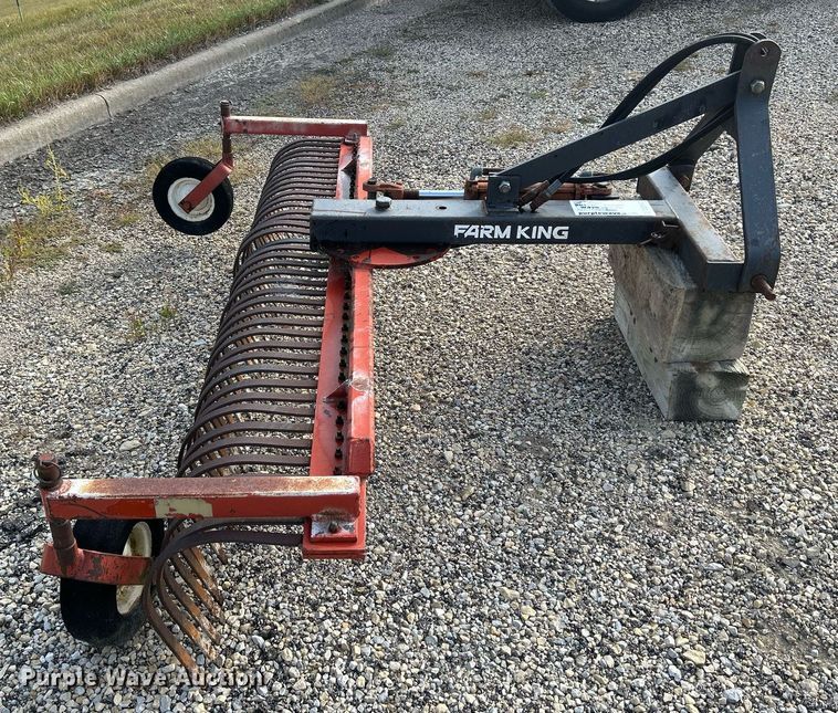image for item DQ0942 Farm King  7' W landscape rake