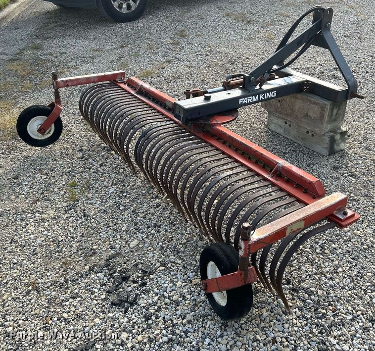 image for item DQ0942 Farm King  7' W landscape rake