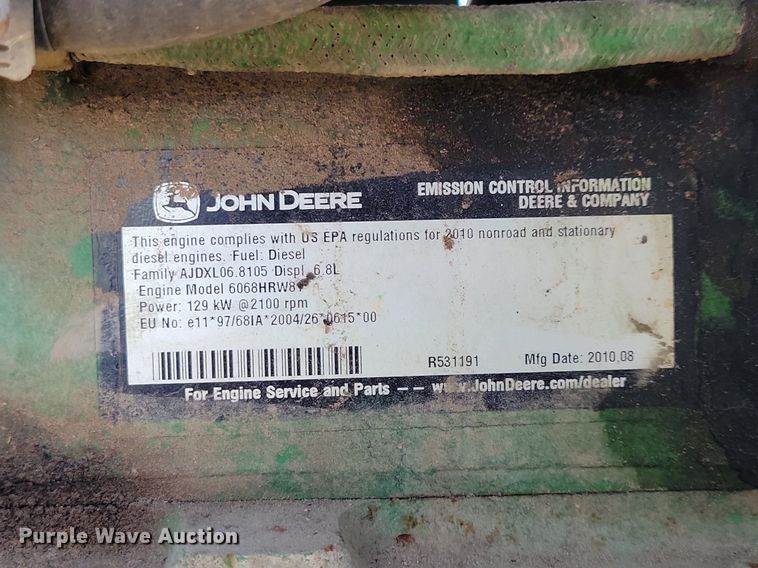image for item DR5595 2010 John Deere 7330  MFWD tractor