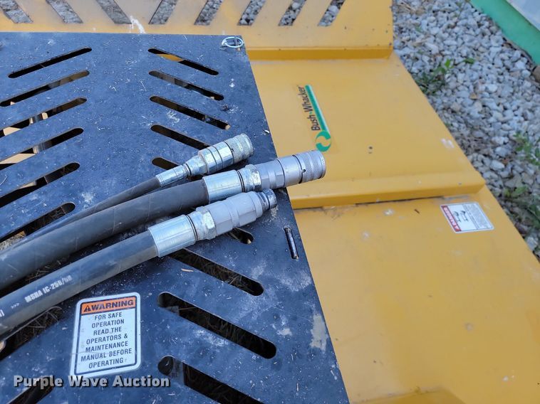 image for item JE9529 2021 Bush-Whacker SSM-72  skid steer rush mower