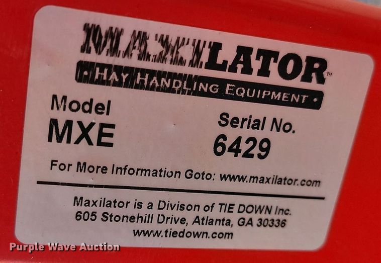 image for item JE9545 Maxilator MXE  skid steer bale accumulator grapple