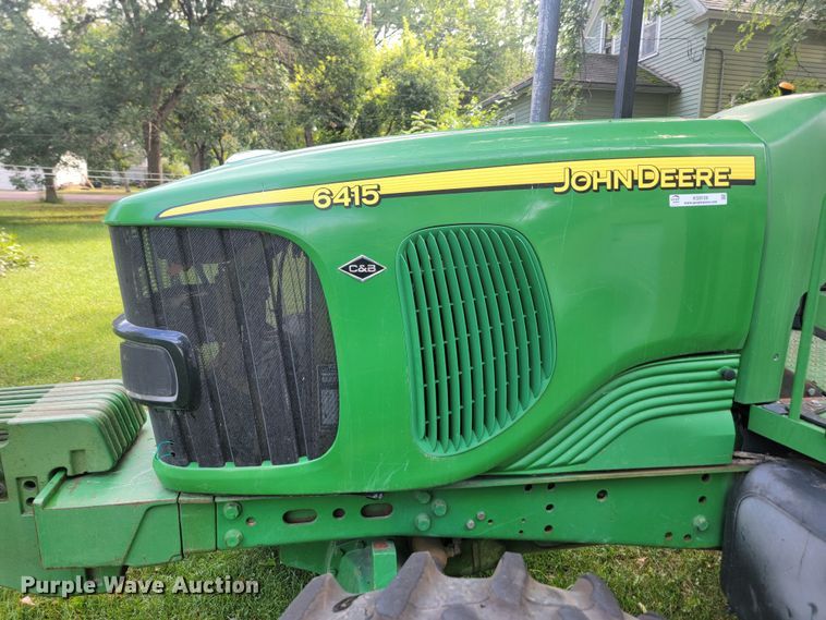 image for item KS9156 2006 John Deere 6415  MFWD tractor