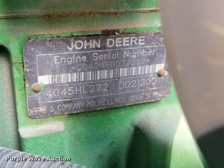 image for item KS9156 2006 John Deere 6415  MFWD tractor