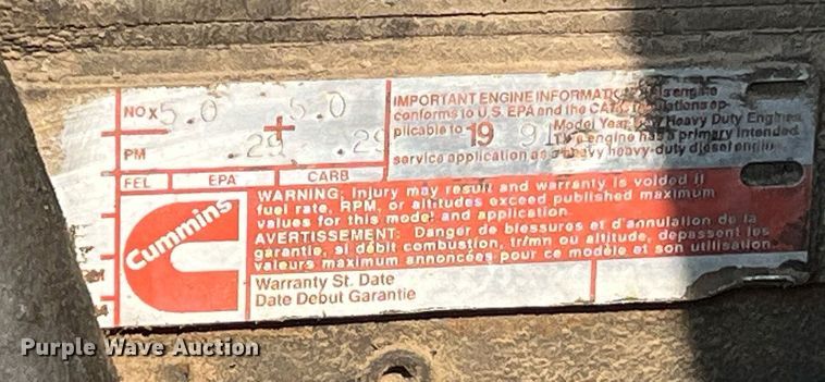 image for item MG9428 1992 Freightliner FLD  fertilizer delivery truck