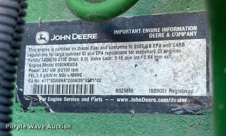 image for item MG9484 2011 John Deere 9230  4WD tractor