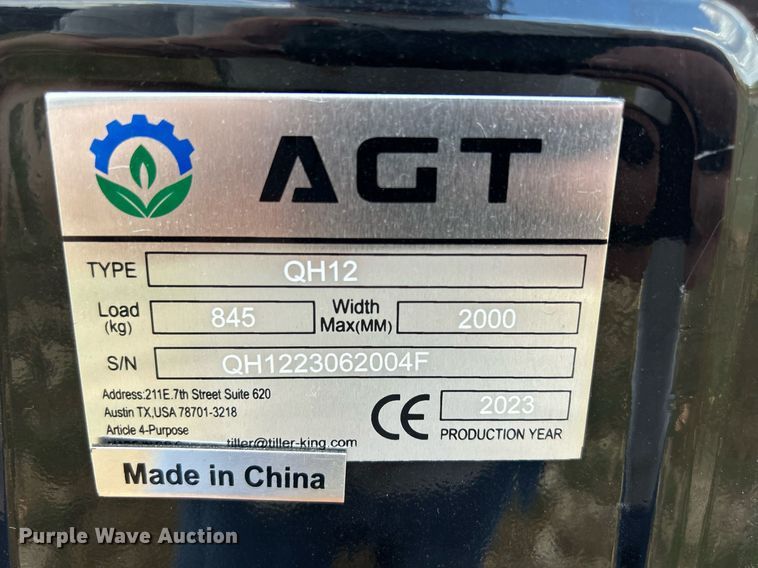 image for item MO9056 2023 AGT QH12  mini excavator