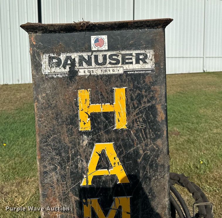 image for item MQ9459 Danuser SM40 skid steer post driver