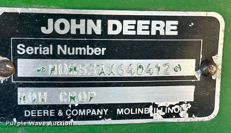 image for item NM9549 John Deere 853A  all-crop head