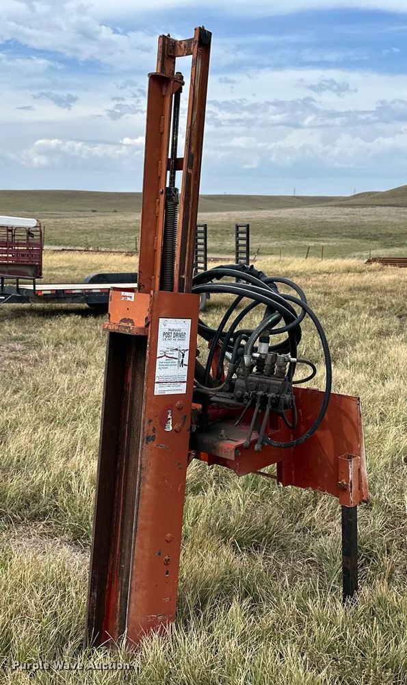 image for item NP9546 Skid steer post driver